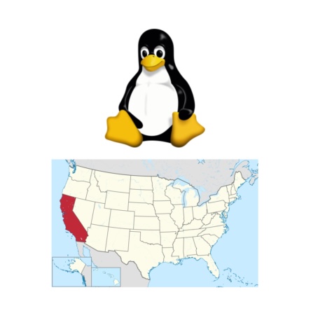Linux con California