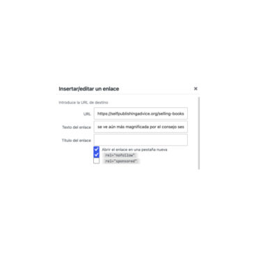 Cómo usar el ajuste Nofollow (No seguir) en los enlaces de los sitios web para fuentes sesgadas