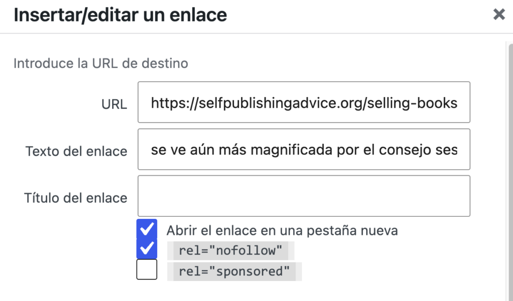 Nofollow-castellano-WordPress
